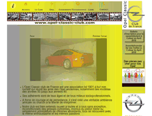 Tablet Screenshot of opel-classic-club.com